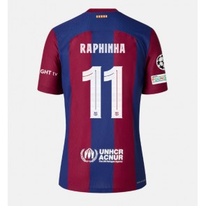 Barcelona Raphinha Belloli #11 Replika Hjemmebanetrøje 2023-24 Kortærmet